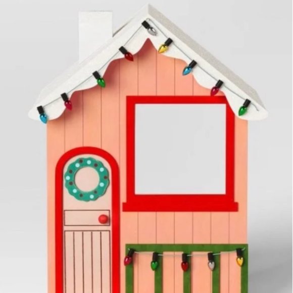 2023 Featherly Friends: Pink Christmas Light House - Target Wondershop NEW - Picture 2 of 6